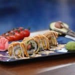 Wasabi accompanies homemade sushi nights