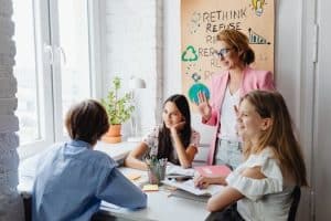 Civic engagement projects inspiring future voters