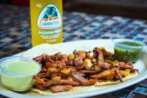 Cilantro tops spicy tacos and salsas
